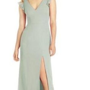 After Six Sage Green Dress